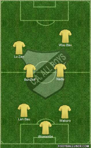 All Boys Formation 2012