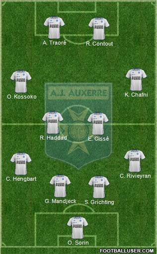 A.J. Auxerre Formation 2012