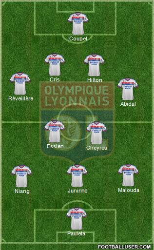 Olympique Lyonnais Formation 2012