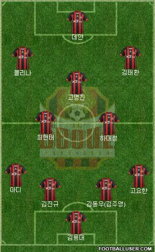 FC Seoul Formation 2012