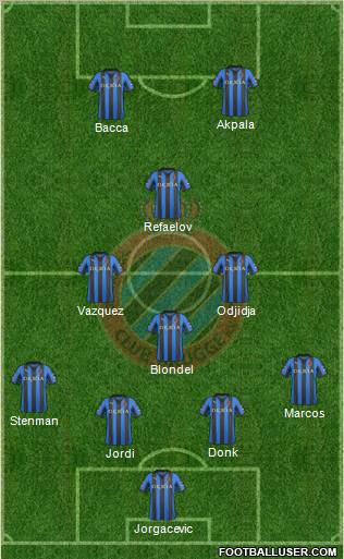 Club Brugge KV Formation 2012