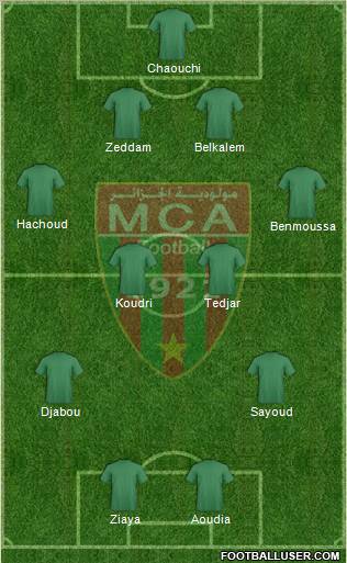 Mouloudia Club d'Alger Formation 2012