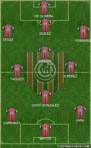 Chacarita Juniors Formation 2012