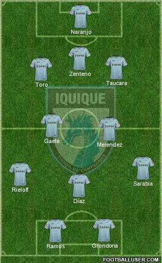 CD Municipal Iquique S.A.D.P. Formation 2012