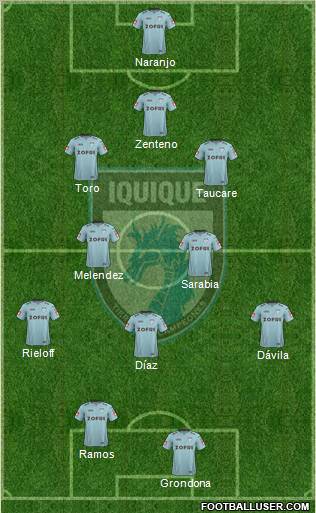 CD Municipal Iquique S.A.D.P. Formation 2012