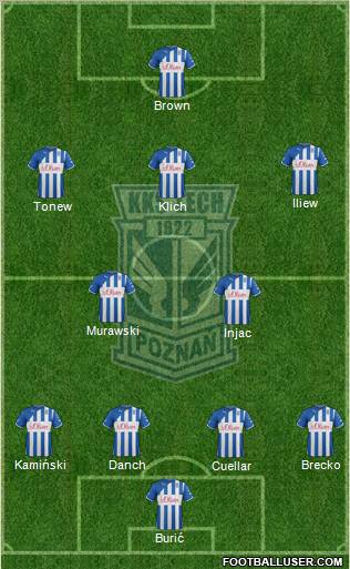 Lech Poznan Formation 2012