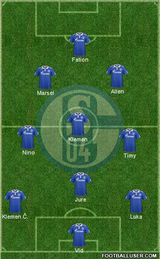 FC Schalke 04 Formation 2012