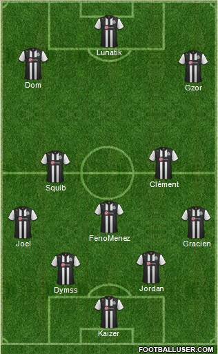 Newcastle United Formation 2012