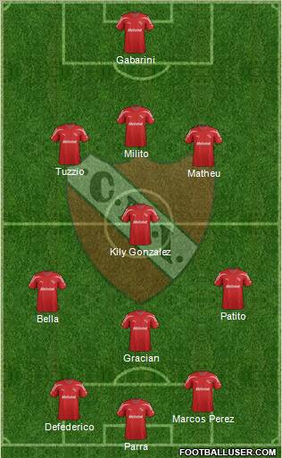 Independiente Formation 2012