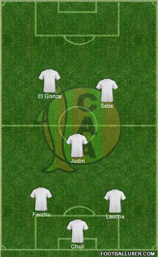 Aldosivi football formation