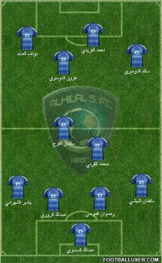 Al-Hilal (KSA) Formation 2012