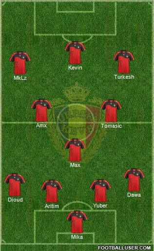 Belgium Formation 2012