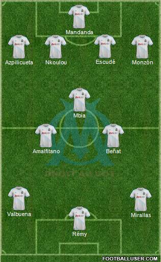 Olympique de Marseille Formation 2012