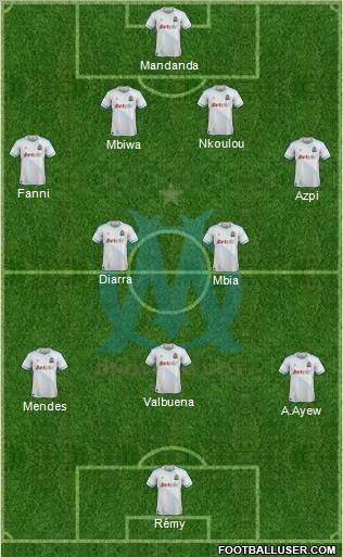 Olympique de Marseille Formation 2012