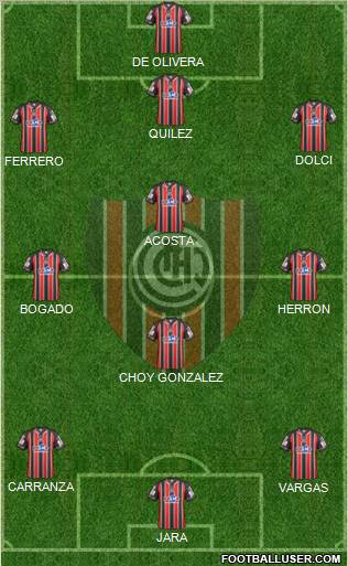 Chacarita Juniors Formation 2012