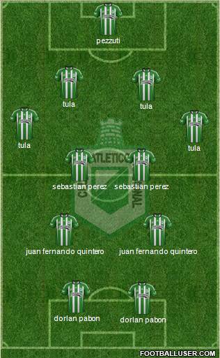 CDC Atlético Nacional Formation 2012