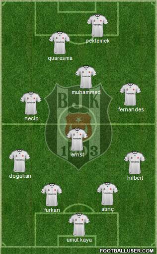 Besiktas JK Formation 2012