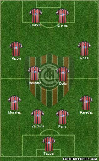 Chacarita Juniors Formation 2012