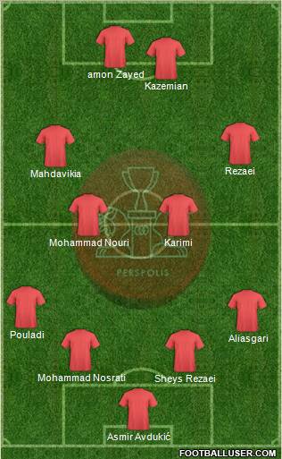 Persepolis Tehran Formation 2012