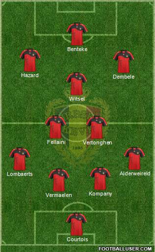 Belgium Formation 2012