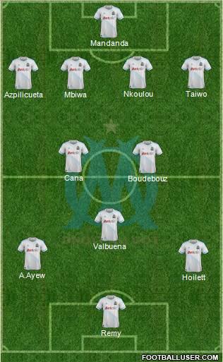 Olympique de Marseille Formation 2012