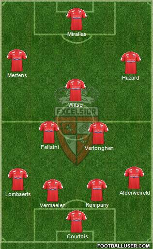 R Excelsior Mouscron Formation 2012