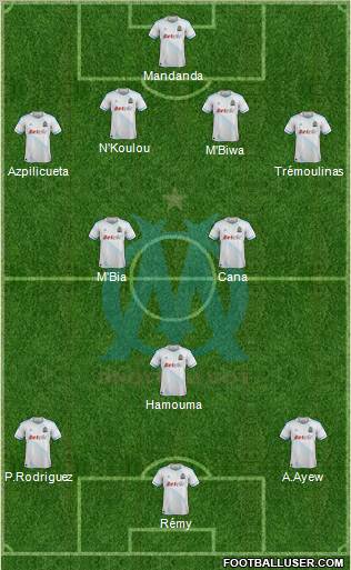 Olympique de Marseille Formation 2012