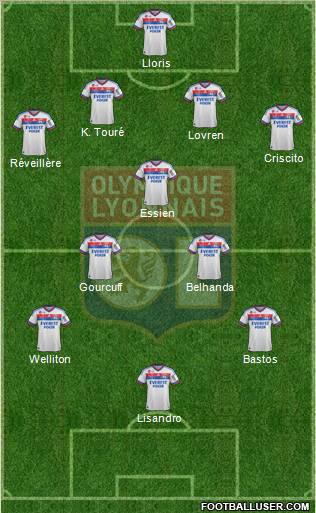 Olympique Lyonnais Formation 2012