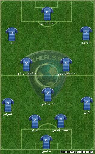 Al-Hilal (KSA) Formation 2012
