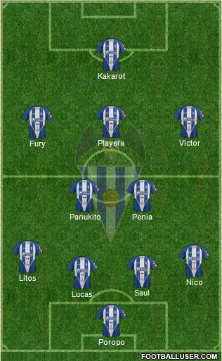 C.D. Alcoyano Formation 2012