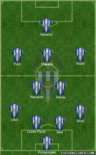 C.D. Alcoyano Formation 2012