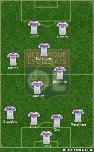 Olympique Lyonnais Formation 2012