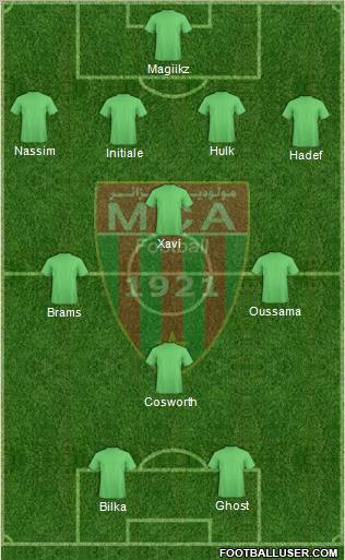 Mouloudia Club d'Alger Formation 2012