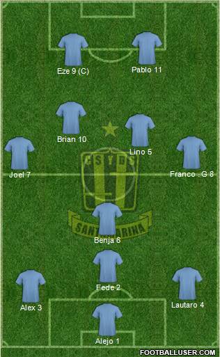 Deportivo Santamarina Formation 2012