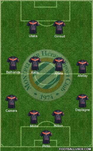 Montpellier Hérault Sport Club Formation 2012