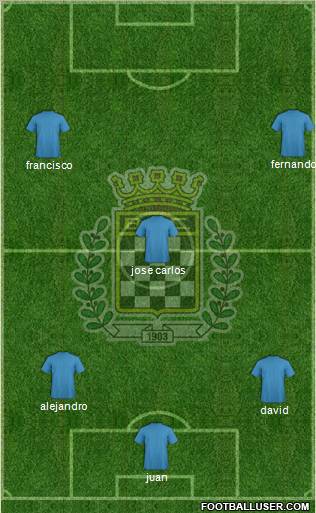 Boavista Futebol Clube - SAD 5-4-1 football formation