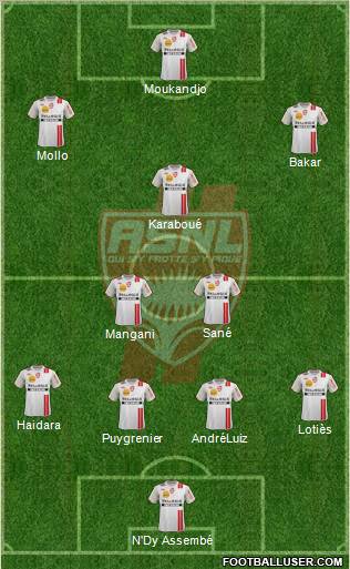 A.S. Nancy Lorraine Formation 2012