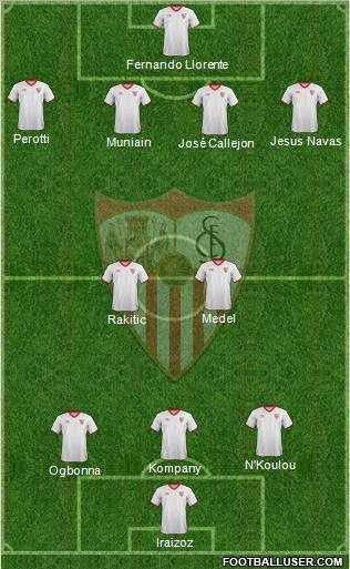Sevilla F.C., S.A.D. Formation 2012