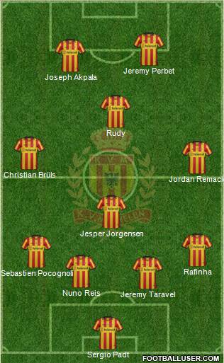 Yellow Red KV Mechelen Formation 2012