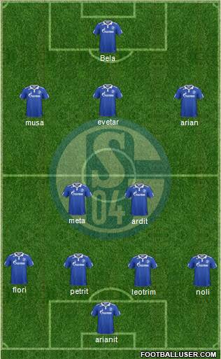 FC Schalke 04 Formation 2012
