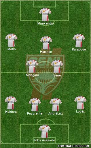 A.S. Nancy Lorraine Formation 2012