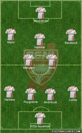 A.S. Nancy Lorraine Formation 2012