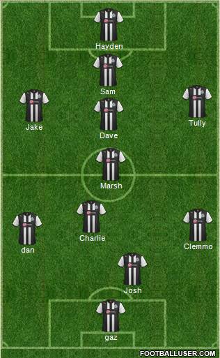 Newcastle United Formation 2012