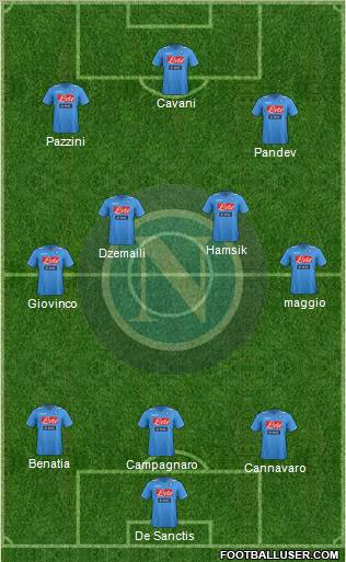 Napoli Formation 2012