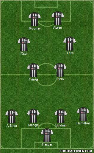 Newcastle United Formation 2012