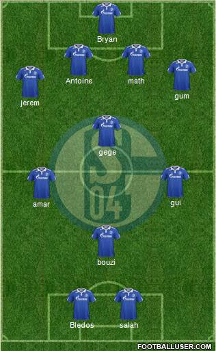 FC Schalke 04 Formation 2012