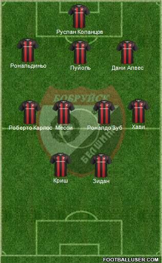 Belshina Bobruisk football formation