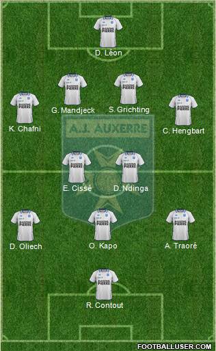 A.J. Auxerre Formation 2012