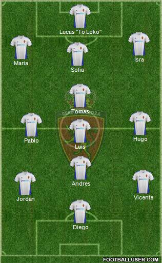 R. Zaragoza S.A.D. Formation 2012