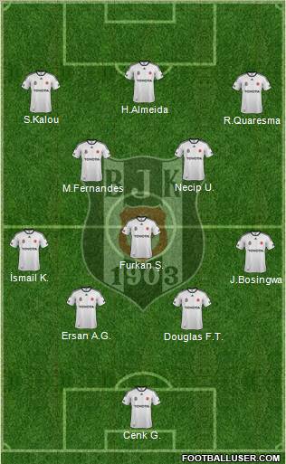 Besiktas JK Formation 2012